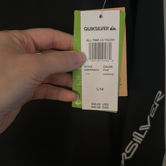 Quiksilver All Time Long Sleeve Rashguard - Picture 6 of 6